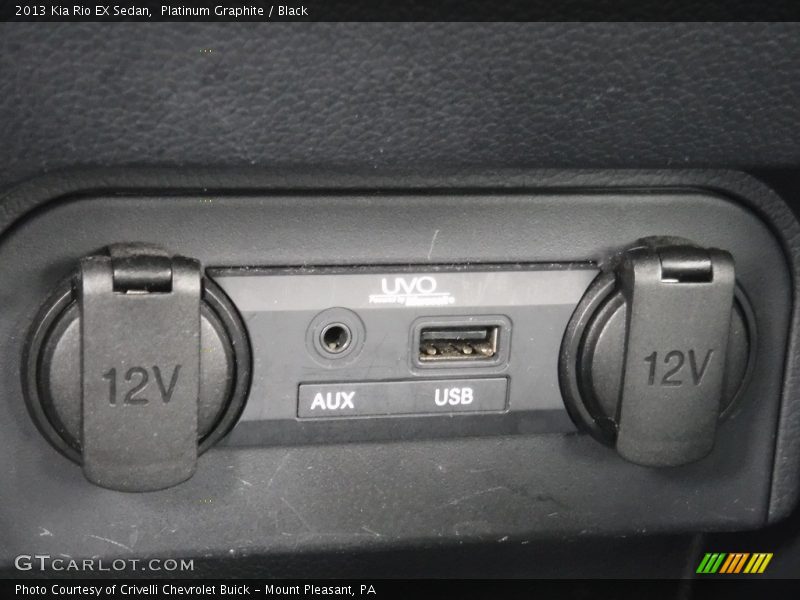 Platinum Graphite / Black 2013 Kia Rio EX Sedan