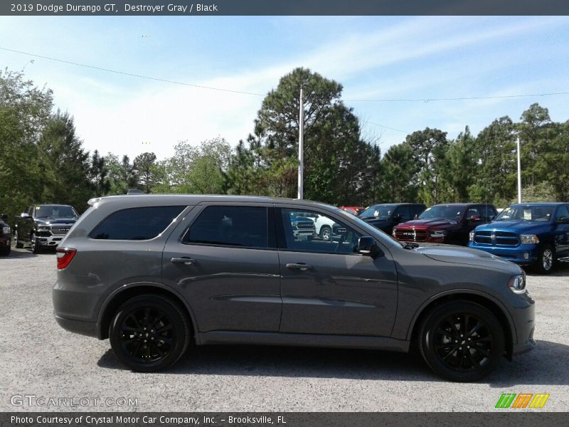 Destroyer Gray / Black 2019 Dodge Durango GT