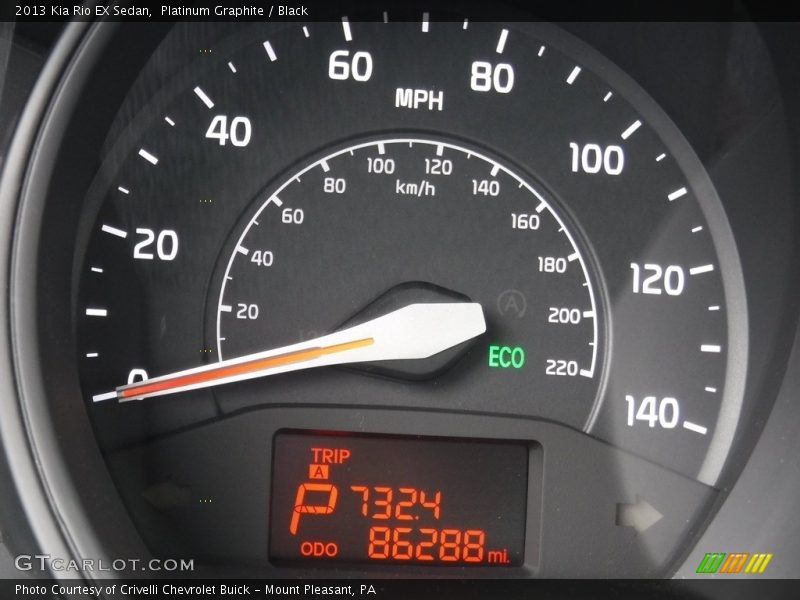 Platinum Graphite / Black 2013 Kia Rio EX Sedan