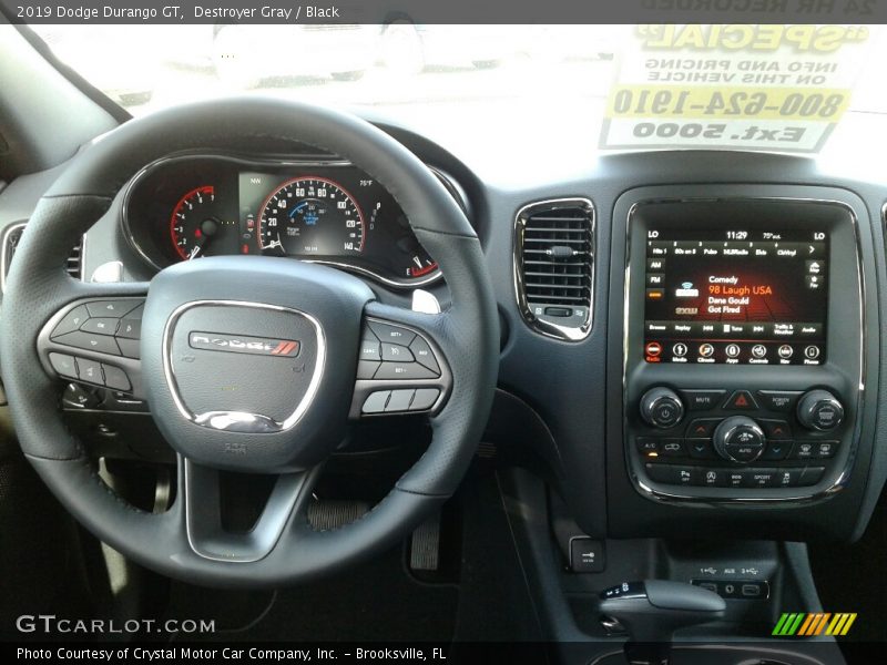 Destroyer Gray / Black 2019 Dodge Durango GT