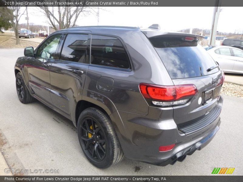 Granite Crystal Metallic / Black/Ruby Red 2018 Jeep Grand Cherokee Trackhawk 4x4