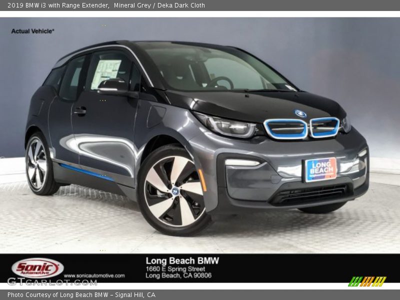 Mineral Grey / Deka Dark Cloth 2019 BMW i3 with Range Extender