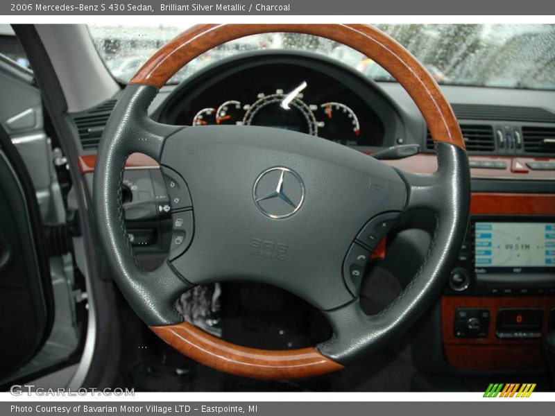 Brilliant Silver Metallic / Charcoal 2006 Mercedes-Benz S 430 Sedan