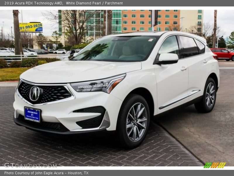 White Diamond Pearl / Parchment 2019 Acura RDX Technology AWD