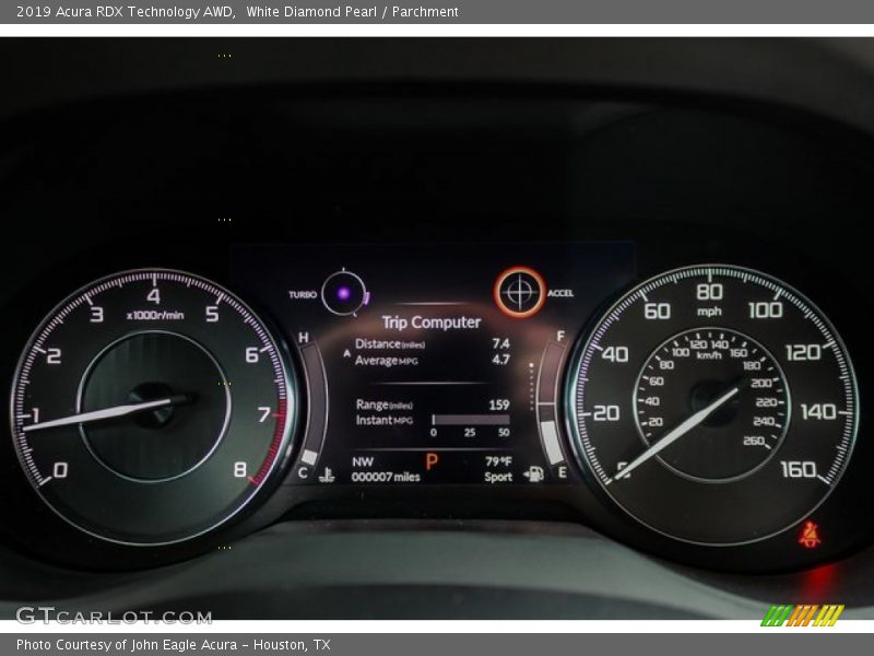 White Diamond Pearl / Parchment 2019 Acura RDX Technology AWD