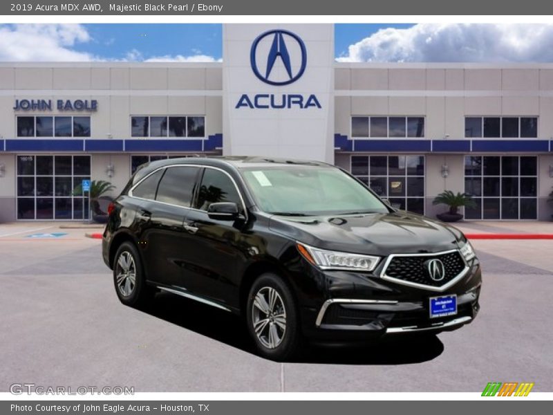 Majestic Black Pearl / Ebony 2019 Acura MDX AWD