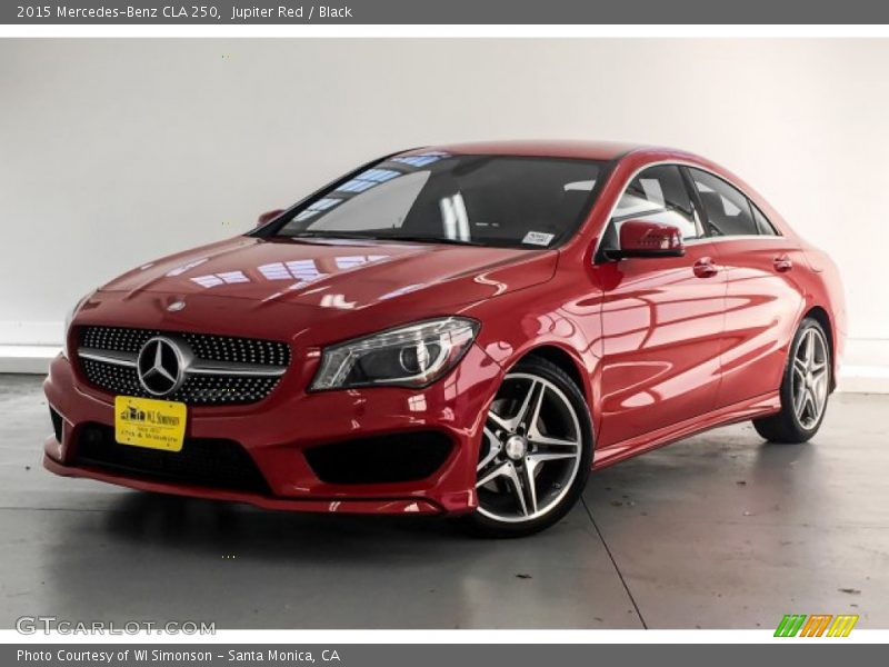 Jupiter Red / Black 2015 Mercedes-Benz CLA 250