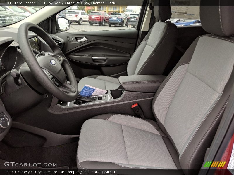 Ruby Red / Chromite Gray/Charcoal Black 2019 Ford Escape SE