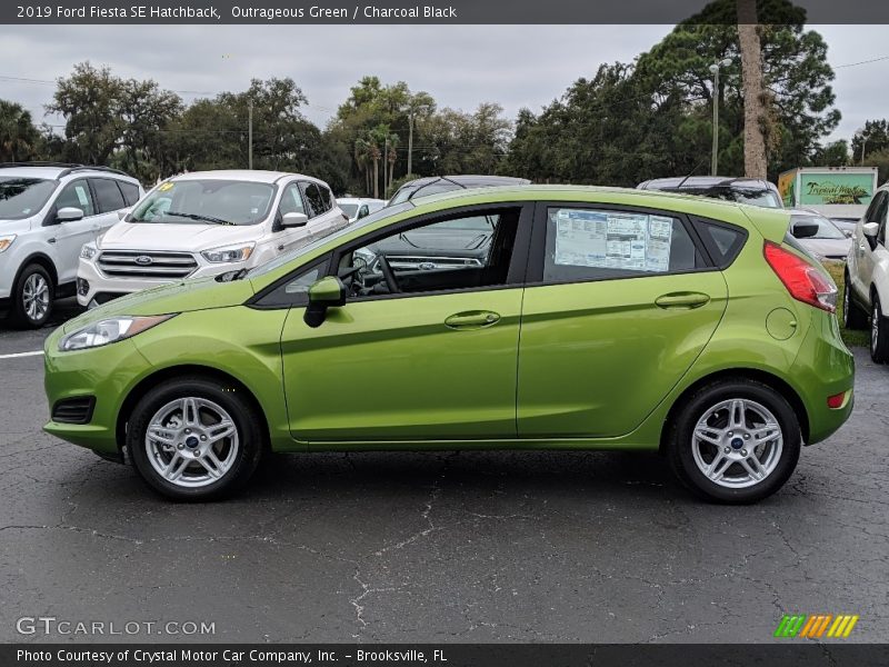  2019 Fiesta SE Hatchback Outrageous Green