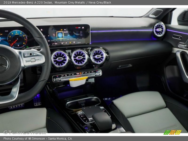 Mountain Grey Metallic / Neva Grey/Black 2019 Mercedes-Benz A 220 Sedan