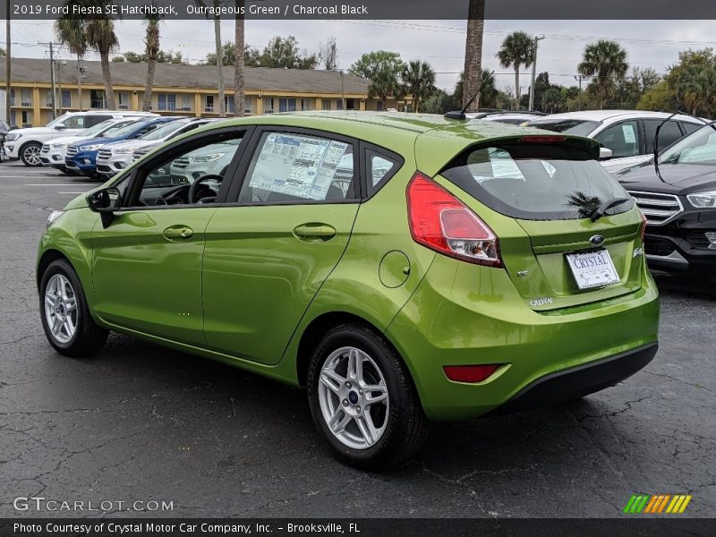 Outrageous Green / Charcoal Black 2019 Ford Fiesta SE Hatchback