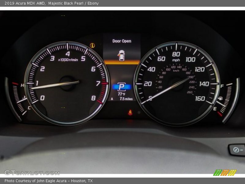 Majestic Black Pearl / Ebony 2019 Acura MDX AWD