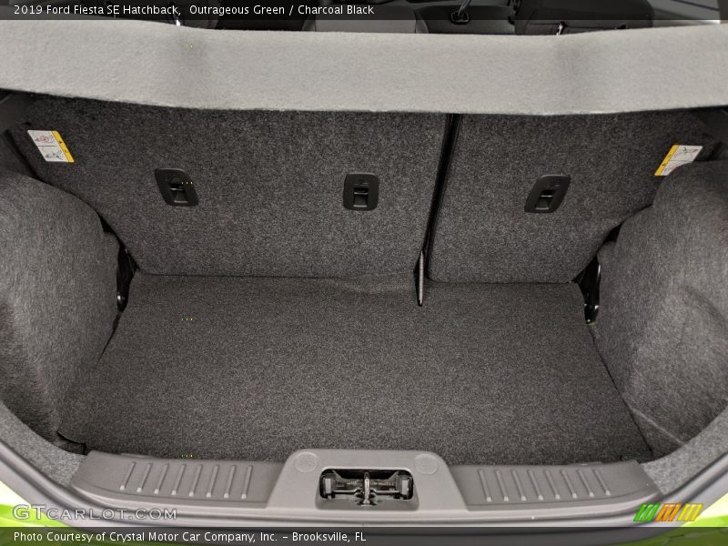  2019 Fiesta SE Hatchback Trunk