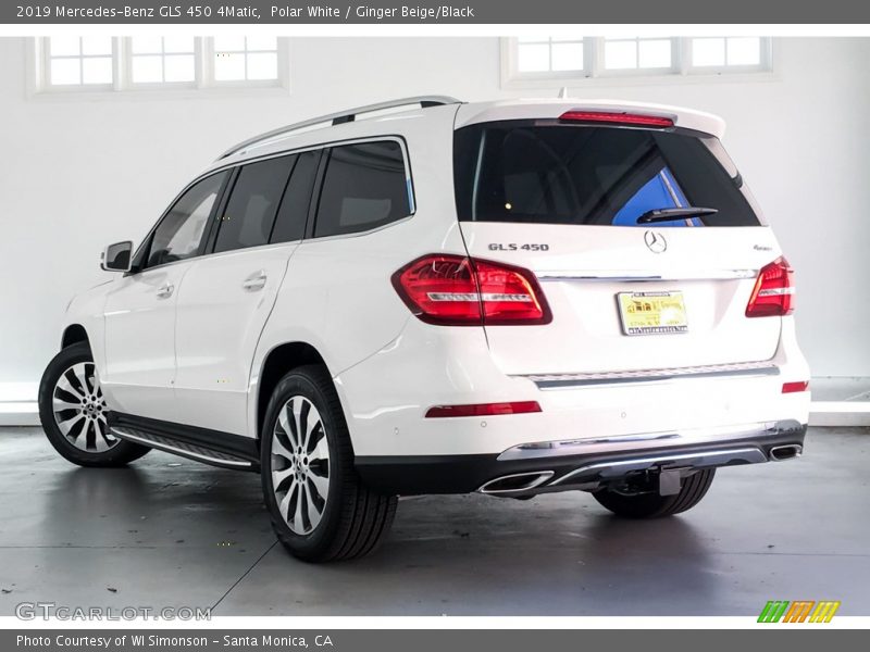 Polar White / Ginger Beige/Black 2019 Mercedes-Benz GLS 450 4Matic