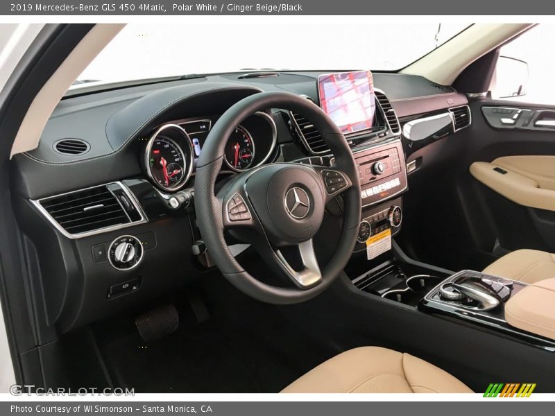 Polar White / Ginger Beige/Black 2019 Mercedes-Benz GLS 450 4Matic