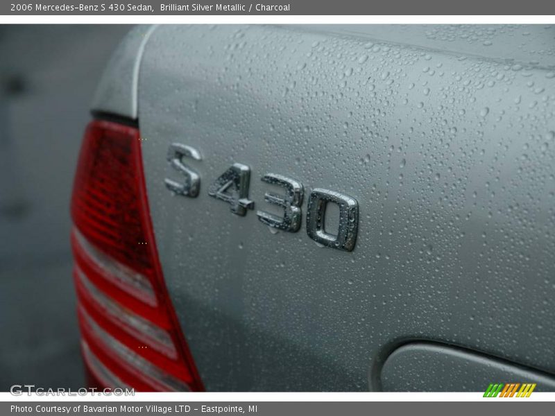 Brilliant Silver Metallic / Charcoal 2006 Mercedes-Benz S 430 Sedan