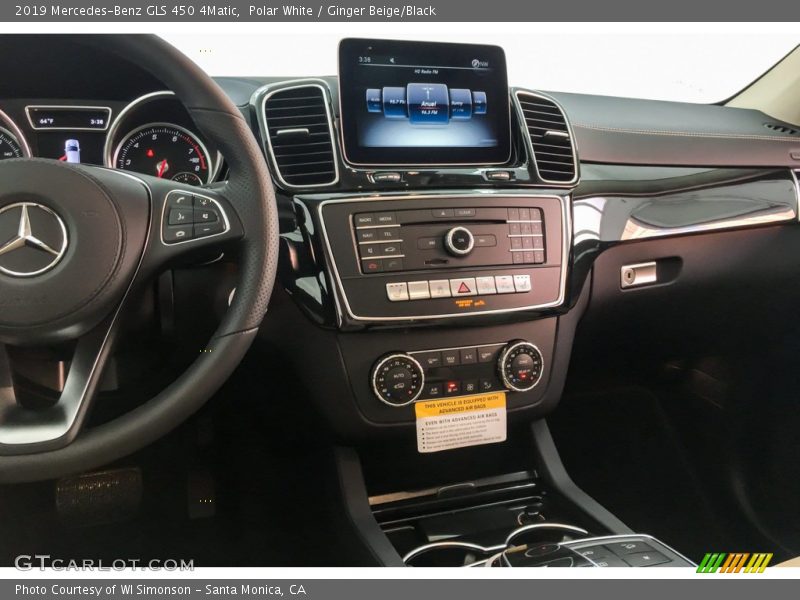 Polar White / Ginger Beige/Black 2019 Mercedes-Benz GLS 450 4Matic