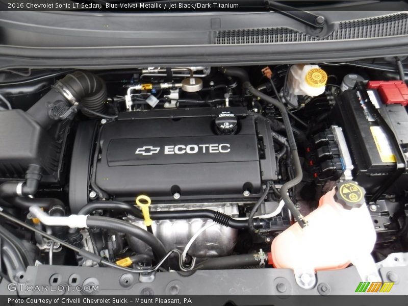 Blue Velvet Metallic / Jet Black/Dark Titanium 2016 Chevrolet Sonic LT Sedan