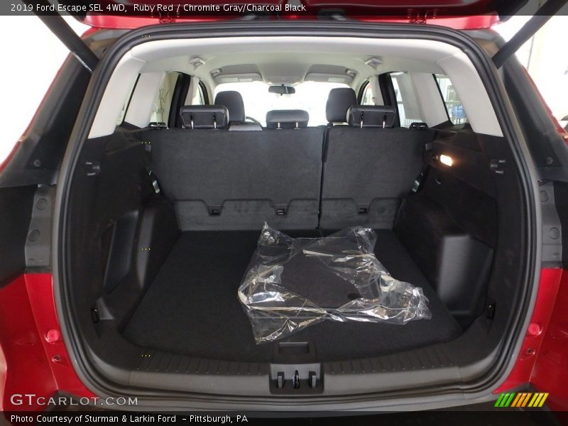 Ruby Red / Chromite Gray/Charcoal Black 2019 Ford Escape SEL 4WD
