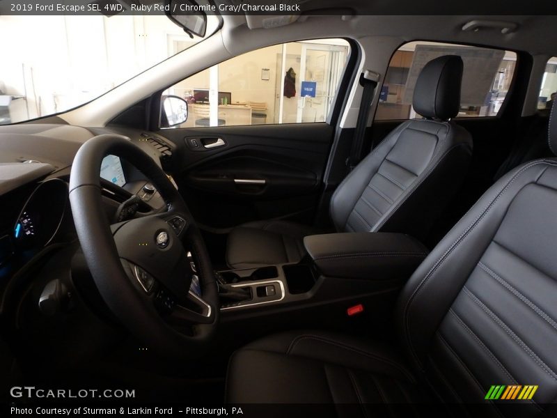 Ruby Red / Chromite Gray/Charcoal Black 2019 Ford Escape SEL 4WD
