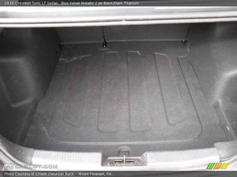 Blue Velvet Metallic / Jet Black/Dark Titanium 2016 Chevrolet Sonic LT Sedan