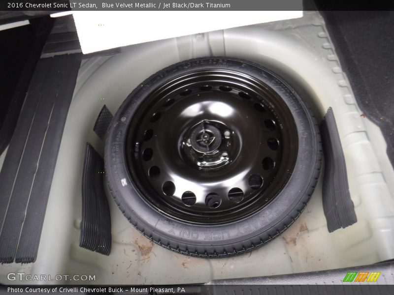 Blue Velvet Metallic / Jet Black/Dark Titanium 2016 Chevrolet Sonic LT Sedan