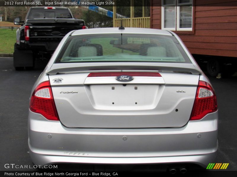 Ingot Silver Metallic / Medium Light Stone 2012 Ford Fusion SEL