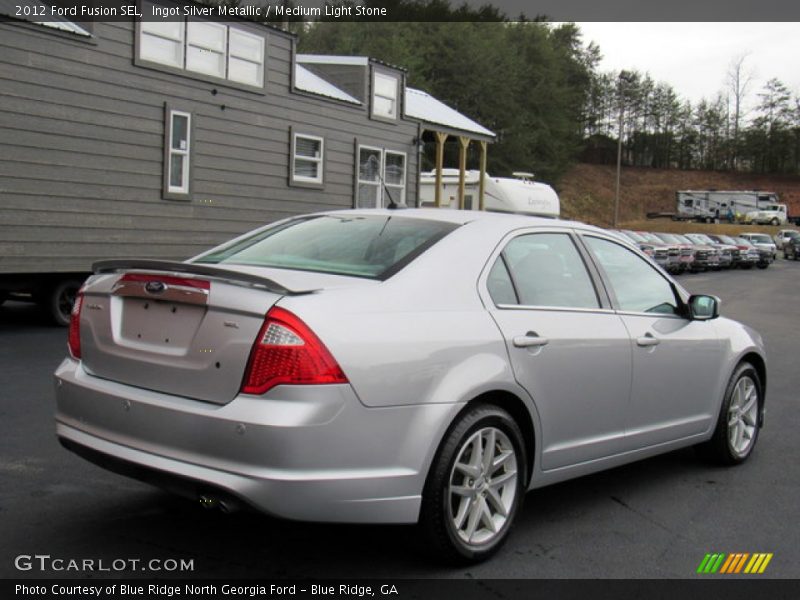 Ingot Silver Metallic / Medium Light Stone 2012 Ford Fusion SEL