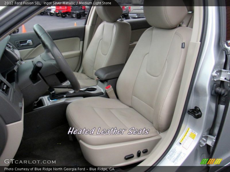 Ingot Silver Metallic / Medium Light Stone 2012 Ford Fusion SEL