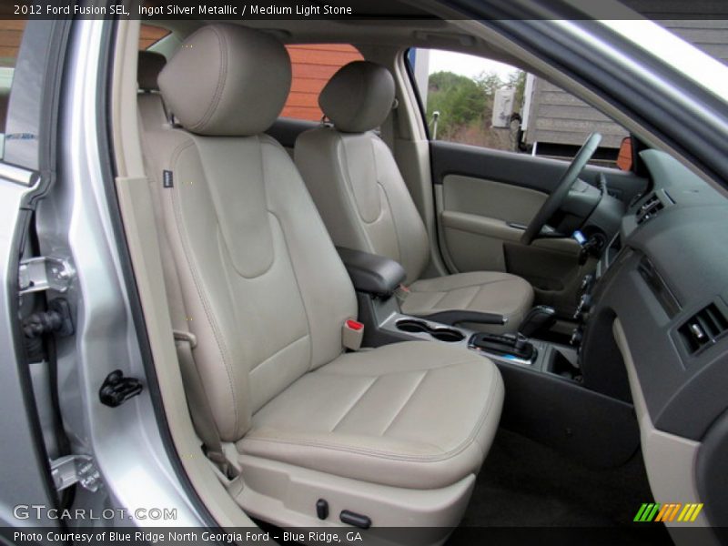 Ingot Silver Metallic / Medium Light Stone 2012 Ford Fusion SEL