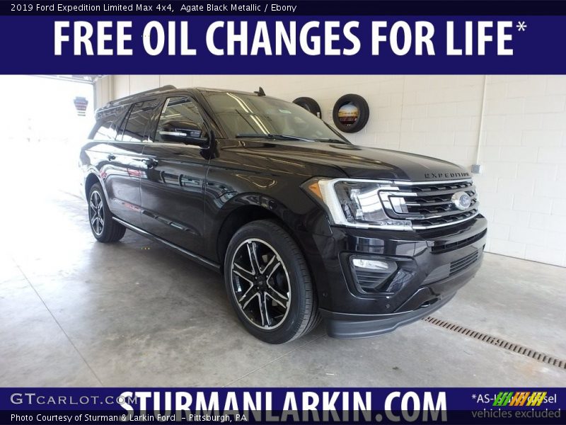 Agate Black Metallic / Ebony 2019 Ford Expedition Limited Max 4x4