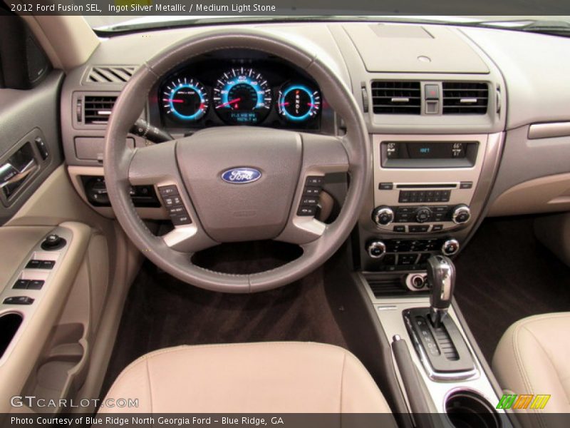 Ingot Silver Metallic / Medium Light Stone 2012 Ford Fusion SEL