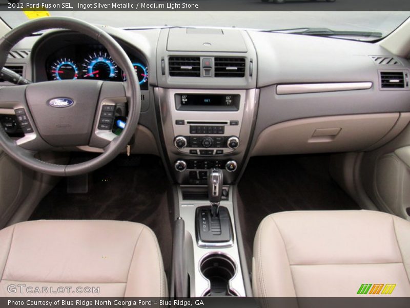 Ingot Silver Metallic / Medium Light Stone 2012 Ford Fusion SEL