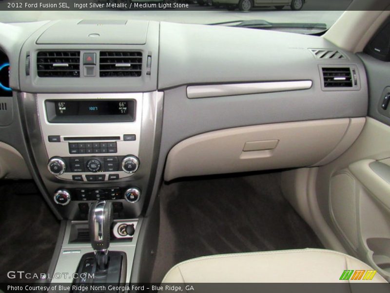Ingot Silver Metallic / Medium Light Stone 2012 Ford Fusion SEL