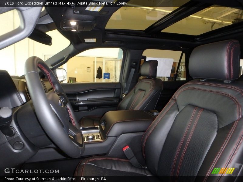 Front Seat of 2019 Expedition Limited Max 4x4