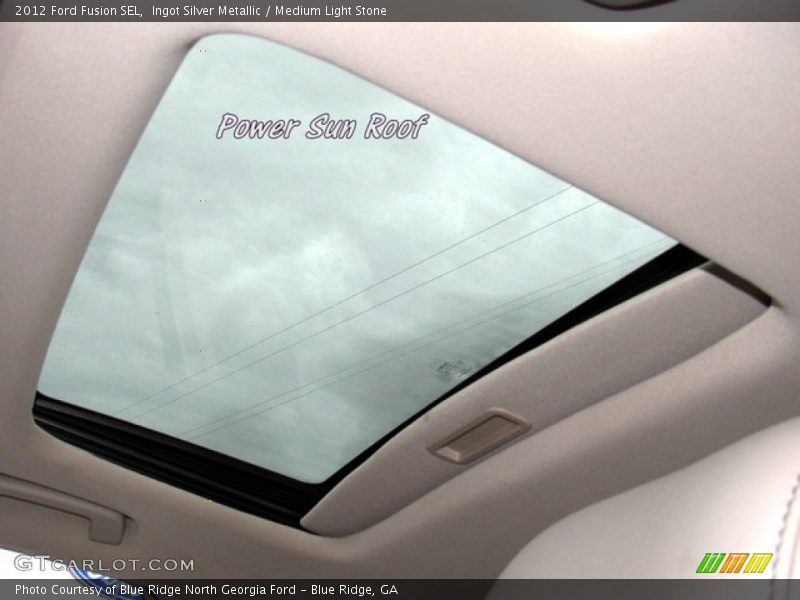 Ingot Silver Metallic / Medium Light Stone 2012 Ford Fusion SEL