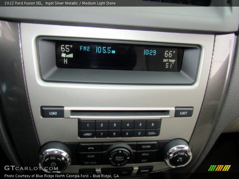 Ingot Silver Metallic / Medium Light Stone 2012 Ford Fusion SEL