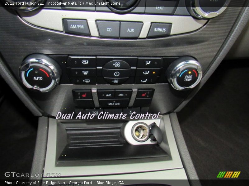 Ingot Silver Metallic / Medium Light Stone 2012 Ford Fusion SEL