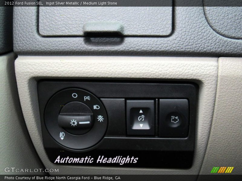 Ingot Silver Metallic / Medium Light Stone 2012 Ford Fusion SEL