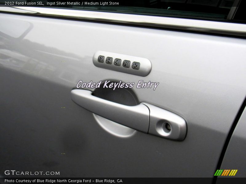 Ingot Silver Metallic / Medium Light Stone 2012 Ford Fusion SEL