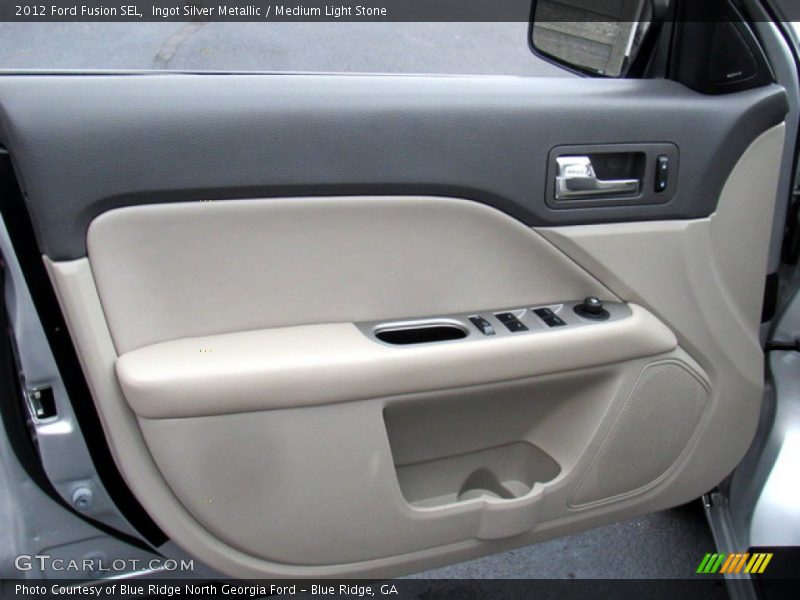 Ingot Silver Metallic / Medium Light Stone 2012 Ford Fusion SEL