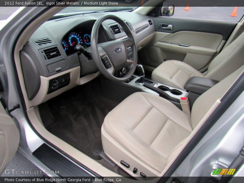 Ingot Silver Metallic / Medium Light Stone 2012 Ford Fusion SEL