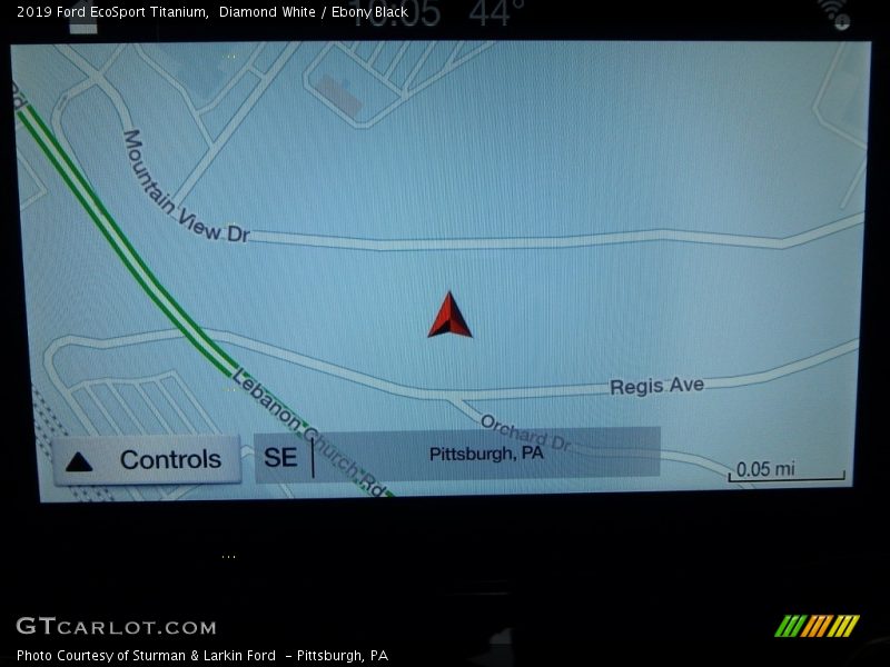 Diamond White / Ebony Black 2019 Ford EcoSport Titanium