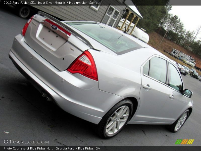 Ingot Silver Metallic / Medium Light Stone 2012 Ford Fusion SEL