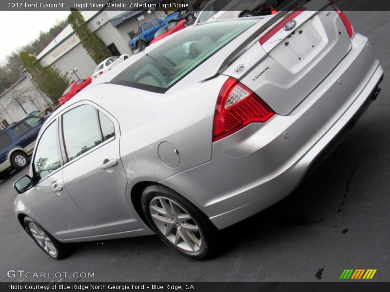 Ingot Silver Metallic / Medium Light Stone 2012 Ford Fusion SEL