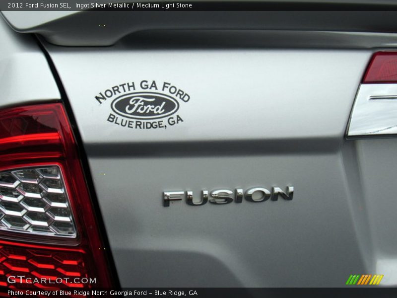 Ingot Silver Metallic / Medium Light Stone 2012 Ford Fusion SEL