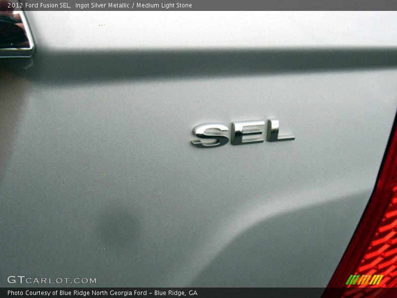Ingot Silver Metallic / Medium Light Stone 2012 Ford Fusion SEL