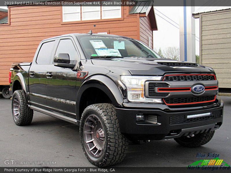 Front 3/4 View of 2019 F150 Harley Davidson Edition SuperCrew 4x4