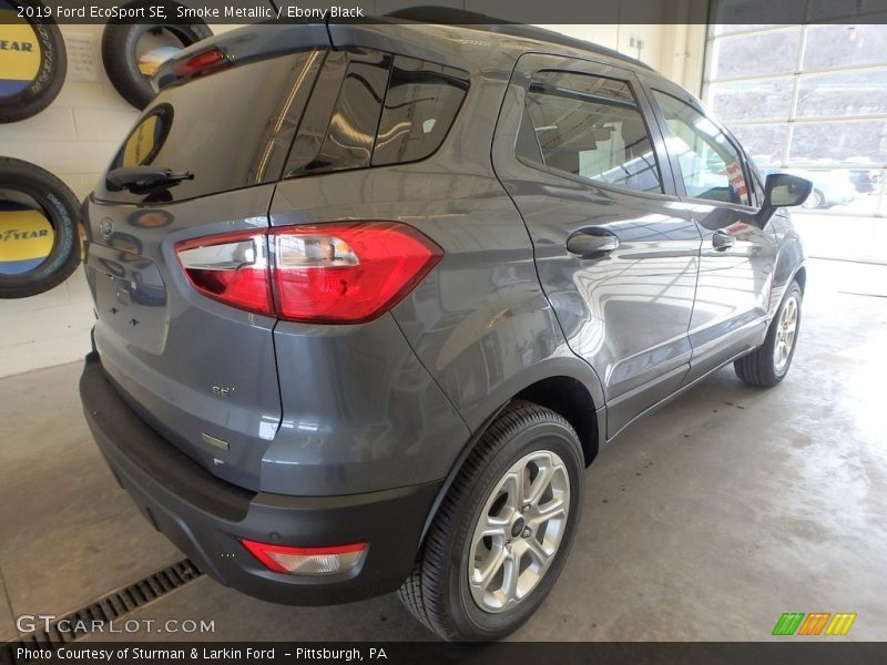 Smoke Metallic / Ebony Black 2019 Ford EcoSport SE