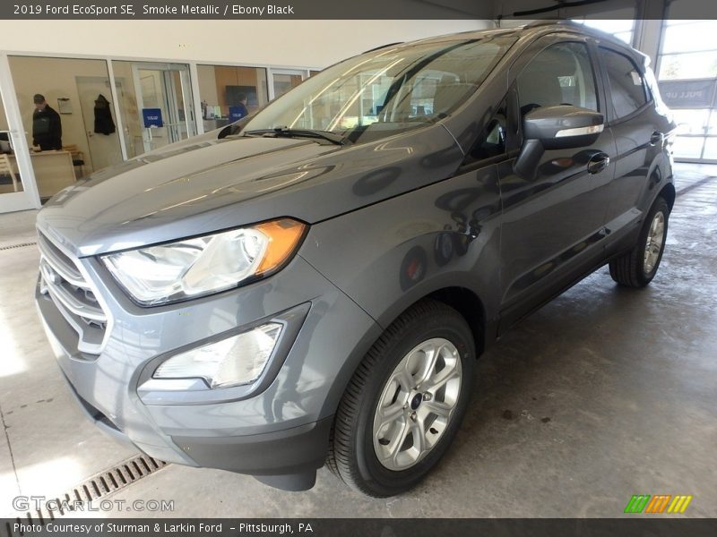 Smoke Metallic / Ebony Black 2019 Ford EcoSport SE
